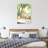 Tea Party van Mad Hatter Canvas Afdruk (Insitu (Slaapkamer))