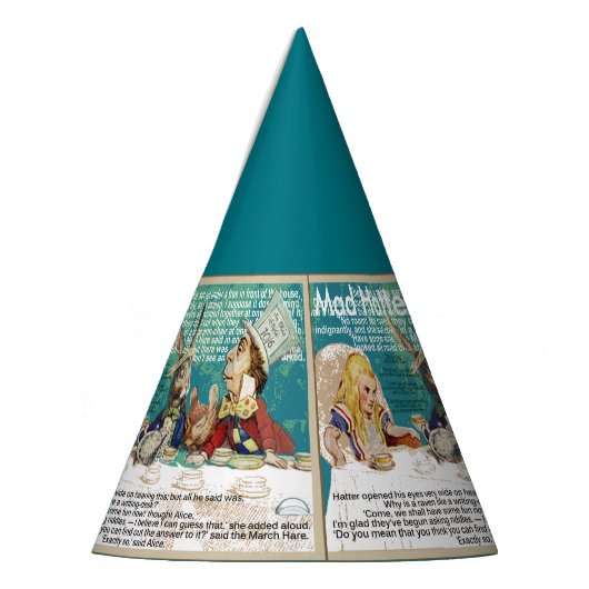 Tea Party van Mad Hatter Feesthoedjes (Links)