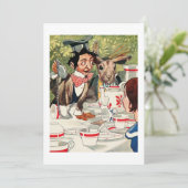 Tea Party van Mad Hatter Kaart (Staand voorkant)