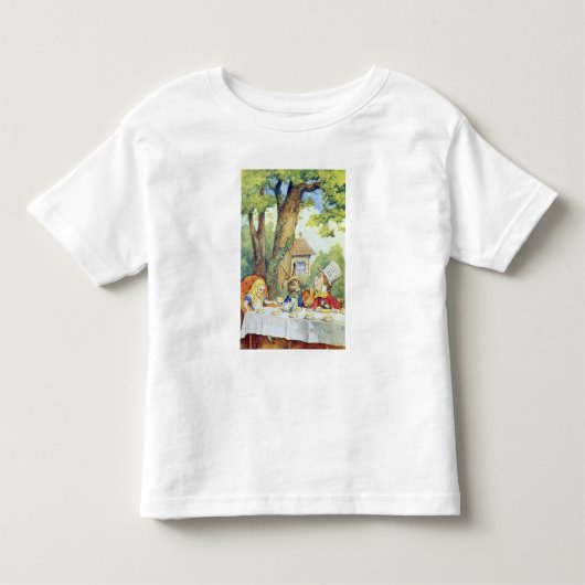 Tea Party van Mad Hatter Kinder Shirts (Voorkant)