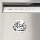 Tea Party van Mad Hatter Magneet (Insitu (Vaatwasser))