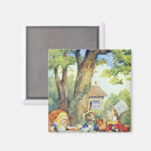 Tea Party van Mad Hatter Magneet (Voorkant / Achterkant)