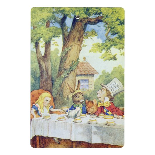 Tea Party van Mad Hatter Mini Klembord (Achterkant)