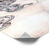 Tea Party van Mad Hatter Poster (Hoek)