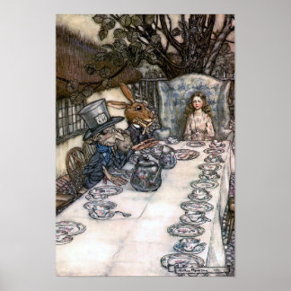 Tea Party van Mad Hatter Poster