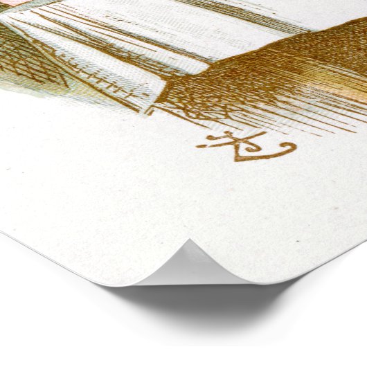 Tea Party van Mad Hatter Poster (Hoek)