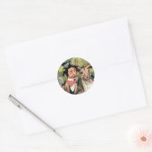 Tea Party van Mad Hatter Ronde Sticker (Envelop)