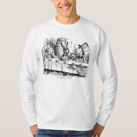 Tea Party van Mad Hatter T-shirt (Voorkant)