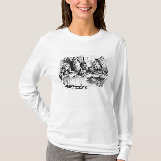 Tea Party van Mad Hatter T-shirt (Voorkant)