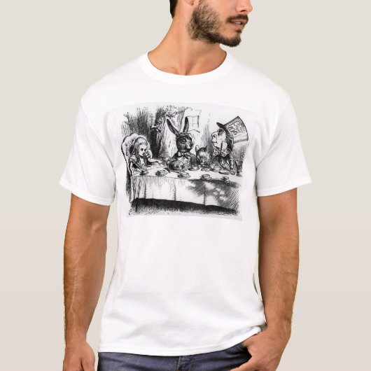 Tea Party van Mad Hatter T-shirt (Voorkant)