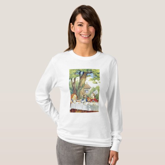 Tea Party van Mad Hatter T-shirt (Voorkant volledig)