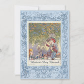 Tea Party van moederdag Brunch Mad Hatter Kaart (Voorkant)