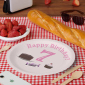 Tea-party verjaardag papieren bordje