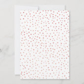 Tea Party Verjaardag - Roos Goud Wit Roze Bloemen Kaart (Achterkant)