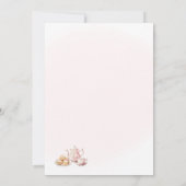 Tea Party Verjaardagsfeestje Uitnodiging Middag Th (Achterkant)