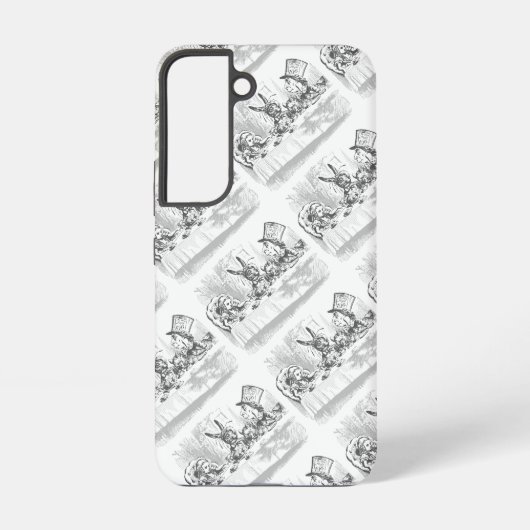 Tea Party Vintage Alice in Wonderland Samsung Galaxy Hoesje (Achterkant)