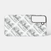 Tea Party Vintage Alice in Wonderland Samsung Galaxy Hoesje (Achterkant horizontaal)