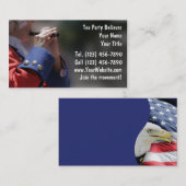 Tea Party Visitekaartjes (Voorkant / Achterkant)