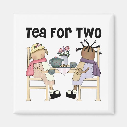 Tea Party voor twee Magneet (Voorkant)