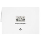 Tea Party-vrienden, een kopje dat juicht (Achterkant Horizontaal)