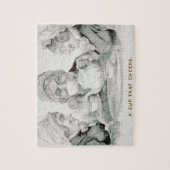  Tea Party-vrienden, een kopje dat juicht Legpuzzel (Verticaal)