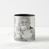  Tea Party-vrienden, een kopje dat juicht Mok (Midden)