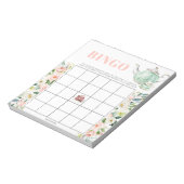 Tea Party Vrijgezellenfeest 40 bingovellen Notitieblok (Linkerzijde)