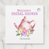 Tea Party Vrijgezellenfeest Bedankjes Labels (Achterkant)