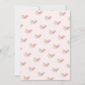 Tea Party Vrijgezellenfeest Bingo Spel Kaart (Achterkant)