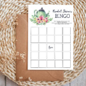 Tea Party Vrijgezellenfeest Bingo Spel Kaart