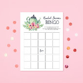 Tea Party Vrijgezellenfeest Bingo Spel Kaart