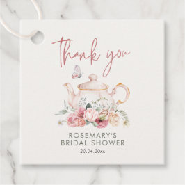 Tea Party Vrijgezellenfeest dank u Bedankjes Labels