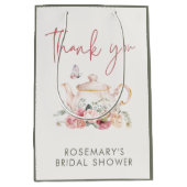 Tea Party Vrijgezellenfeest dank u Medium Cadeauzakje (Voorkant)