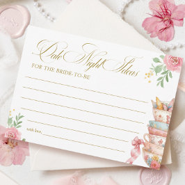 Tea Party Vrijgezellenfeest Date Night Ideeën Kaar Kaart