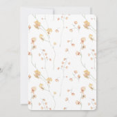 Tea Party Vrijgezellenfeest Elegant Garden Tea Par Kaart (Achterkant)