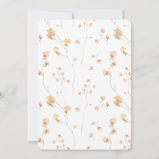 Tea Party Vrijgezellenfeest Elegant Garden Tea Par Kaart (Achterkant)