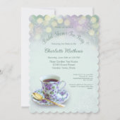  Tea Party Vrijgezellenfeest Groen Kaart (Voorkant)