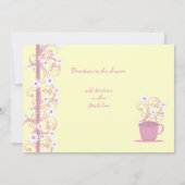 Tea Party Vrijgezellenfeest Kaart (Achterkant)