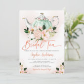 Tea Party Vrijgezellenfeest Kaart (Staand voorkant)