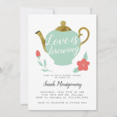 Tea Party Vrijgezellenfeest Kaart (Voorkant)