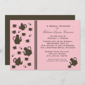 Tea Party / Vrijgezellenfeest Kaart (Voorkant / Achterkant)