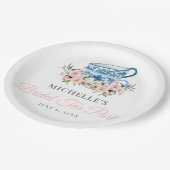 Tea Party Vrijgezellenfeest Papieren Bordje (Gekanteld)