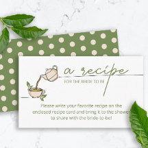 Tea Party Vrijgezellenfeest Recept voor de bruid