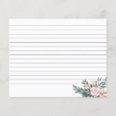 Tea Party Vrijgezellenfeest Recipcard (Achterkant)