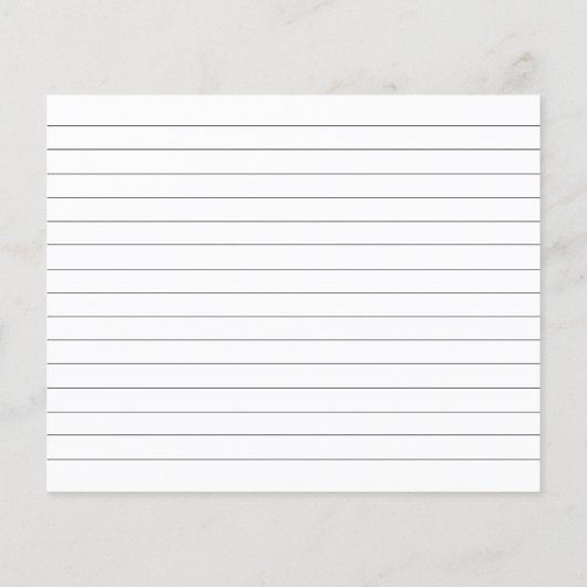 Tea Party Vrijgezellenfeest Recipcard (Achterkant)