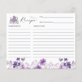 Tea Party Vrijgezellenfeest Recipcard (Voorkant)