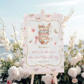 Tea Party Vrijgezellenfeest welkom Acryl Bord