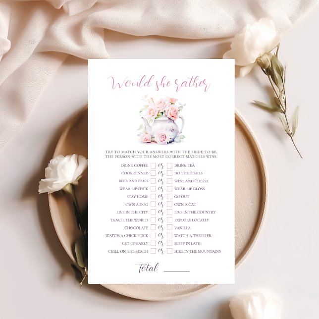 Tea Party Vrijgezellenfeest zou ze liever spel (Creator heeft geüpload)