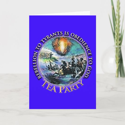 Tea Party Wenskaarten Kaart (Voorkant)