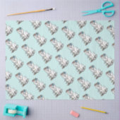 Tea Party Westie - West Highland White Terrier Tissuepapier (Craft)